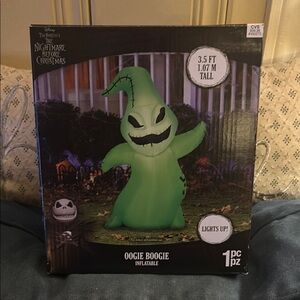 Disney Green Oogie Boogie Inflatable - The Nightmare Before Christmas